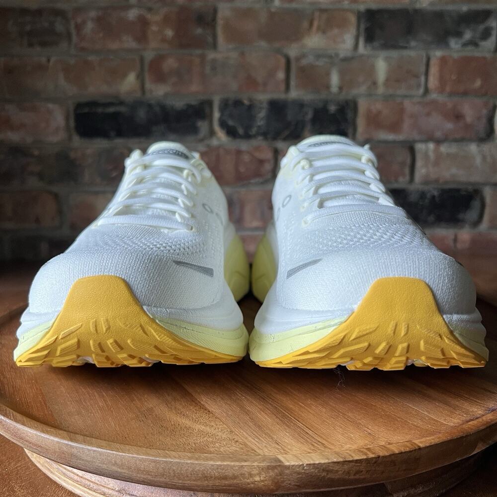 Saucony Hurricane 25 Max Cushion Womens 10 White Yellow Running Sneakers Shoes - Picture 3 of 16